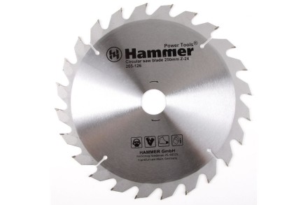Диск пильный твердосплавный HAMMER Ф250х30мм 24зуб. купить в Когалыме