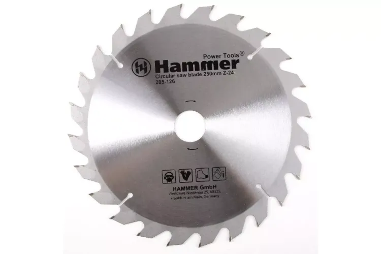 Диск пильный твердосплавный HAMMER Ф250х30мм 24зуб. купить в Когалыме