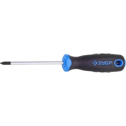 Отвертка ЗУБР "ПРОФИ" хромованадиевая сталь, двухкомпонентная рукоятка, магнит наконечник, PH1x100мм 25232-1-100_z01 купить в Когалыме