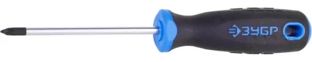 Отвертка ЗУБР "ПРОФИ" хромованадиевая сталь, двухкомпонентная рукоятка, магнит наконечник, PH1x100мм 25232-1-100_z01 купить в Когалыме