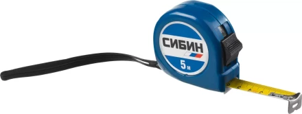 Рулетка СИБИН, пластиковый корпус, 5м/19мм 34020-05-19 купить в Когалыме
