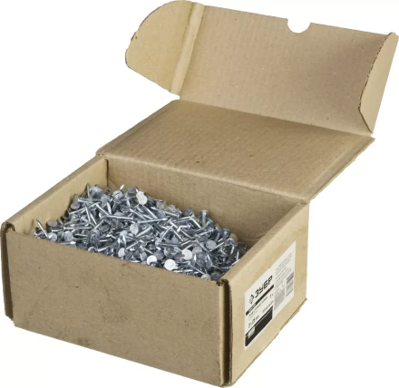 Гвозди ЗУБР "МАСТЕР" с большой потайной головкой оцинкованные чертеж №7811-7102, 3,0х25мм, 5кг 305090-30-025 купить в Когалыме