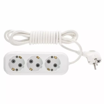 Удлинитель бытовой серия УХз-10-307 с заземлением 7м 3 роз. 10А DENZEL 95968 купить в Когалыме