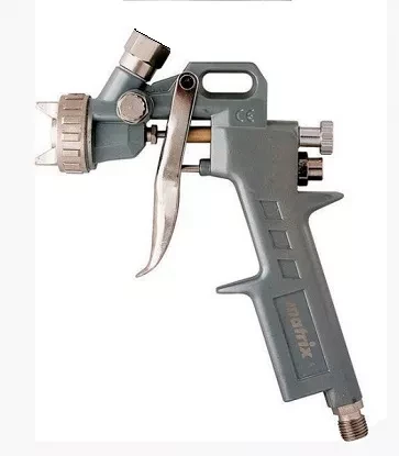 Пневматический краскопульт с верхним бачком V= 0,6 л + сопла диаметром 1.2, 1.5 и 1.8 мм  MATRIX 57314 купить в Когалыме