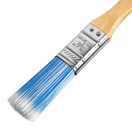 Кисть плоская "Евро" 3/4", искусственная щетина, деревянная ручка MTX 83068 купить в Когалыме