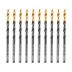 Сверло по металлу, 3,2 мм, HSS-Tin, Golden Tip, 10 шт. Denzel 717206 купить в Когалыме