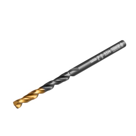 Сверло по металлу, 3,2 мм, HSS-Tin, Golden Tip, 10 шт. Denzel 717206 купить в Когалыме