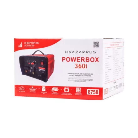 Инверторное пуско-зарядное устройство KVAZARRUS PowerBox 360i таймер цветная коробка купить в Когалыме