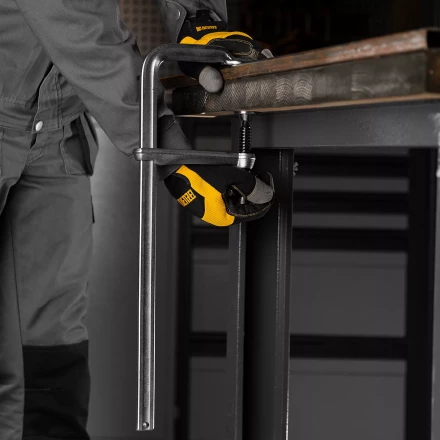 Струбцина F-образная Denzel 20467, 80x400мм, кованая купить в Когалыме