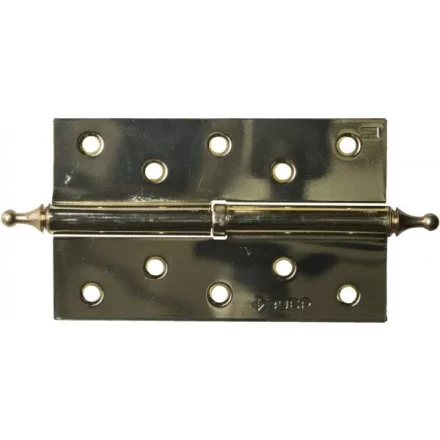 Петля дверная разъемная ЗУБР "ЭКСПЕРТ", 1 подшипник, цвет латунь (PB), правая, с крепежом, 125х75х2,5мм, 2 шт 37605-125-1R купить в Когалыме