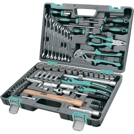 Набор инструментов 76 предметов 12 гранные головки STELS 14116 купить в Когалыме