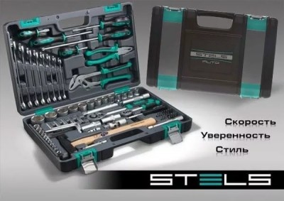 Набор инструментов 76 предметов 12 гранные головки STELS 14116 купить в Когалыме