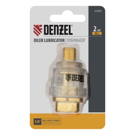 Лубрикатор ML2, 10 бар, 1/4&quot; Denzel 57003 купить в Когалыме