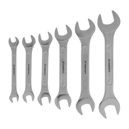 Набор ключей рожковых Matrix 15278, 6 х 32 мм, 12 шт., CrV, хромированные купить в Когалыме