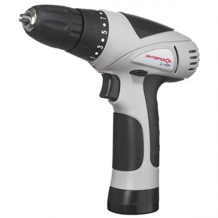 Дрель-шуруповерт аккумуляторная ИНТЕРСКОЛ ДА 10/10,8 ЭР - Li-ion в КЕЙСЕ купить в Когалыме