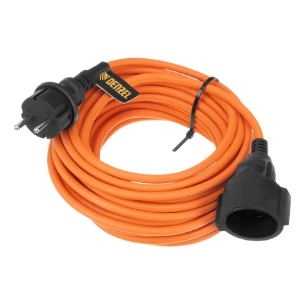 Удлинитель-шнур силовой Denzel Garden Series, б/з, ПВС, 10м, 1 розетка, 2 x 1,5 мм, 3 м 37403 купить в Когалыме