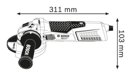 Шлифмашина BOSCH УШМ GWS 19 - 125 СI купить в Когалыме
