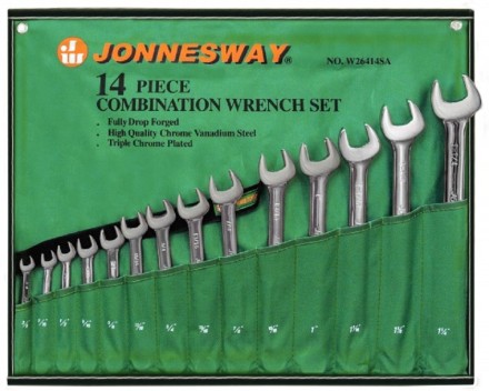 Набор ключей комбинированных 3/8&quot;-1-1/4&quot; 14предметов  Jonnesway W26414S 49030 купить в Когалыме