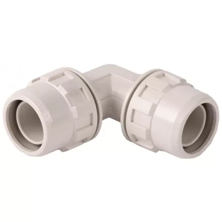 Соединитель ЗУБР "ШиреФит" угловой 90° "штуцер с гайкой - штуцер с гайкой", 20мм 51492-20 купить в Когалыме