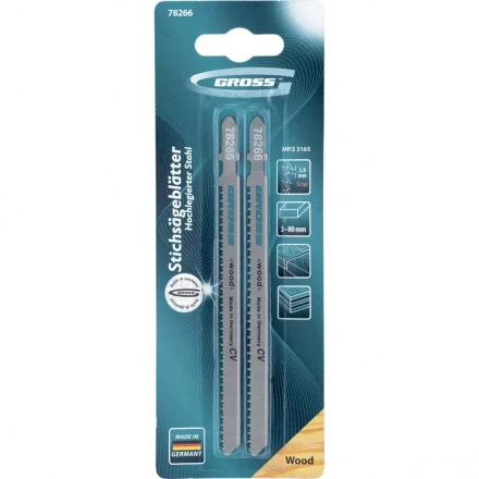 Полотна для электролобзика по дереву 2 шт 3165 GROSS 78266 купить в Когалыме