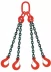 Строп цепной четырехветвевой 4СЦ 1 т L=3 м 8 кл с ОВ 11.2т купить в Когалыме