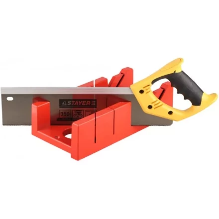 Набор STAYER: пластмассовое + ножовка с 2-комп рукояткой, усиленный обушок, стусло MAXI 4" (для заготовок 100ммх52мм) в комплекте с ножовкой 15395-35 купить в Когалыме