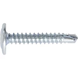 Саморезы 4,2х51, с прессшайбой, PH №2, наконечник сверло, оцинкованные 4000шт/кор ШУРУПЬ 48756