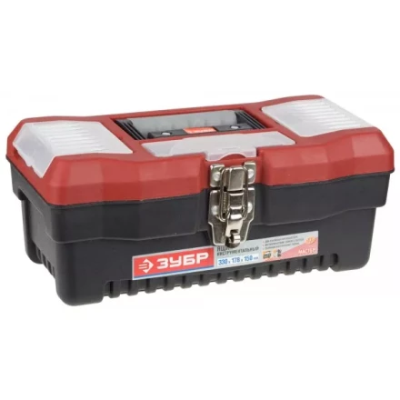 Ящик ЗУБР "МАСТЕР" пластмассовый для инструмента, 33x17,8x15см, 13" 38321_z01 купить в Когалыме
