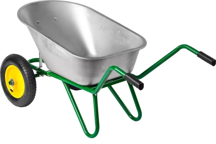 Тачка GRINDA садово-строительная двухколесная, 90 л, грузоподъемность 180 кг 422397_z01 купить в Когалыме