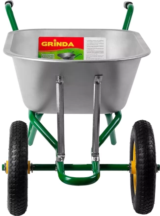 Тачка GRINDA садово-строительная двухколесная, 90 л, грузоподъемность 180 кг 422397_z01 купить в Когалыме