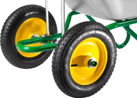 Тачка GRINDA садово-строительная двухколесная, 90 л, грузоподъемность 180 кг 422397_z01 купить в Когалыме