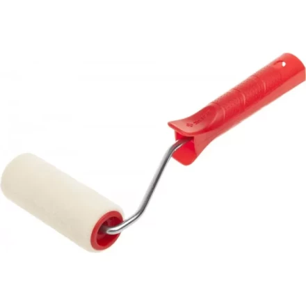 МИДИ-валик ЗУБР ЭКСПЕРТ "ВЕЛЮР", 100% шерсть, ворс 4мм, ручка 6мм, d=32/100мм 03535-10 купить в Когалыме