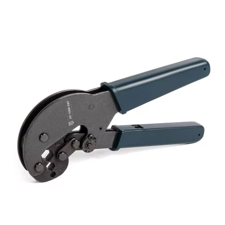 Пресс-клещи КВТ HT-106E для опрессовки F и BNC разъемов на коаксиальный кабель RG-58, RG-6, RG-11, RG-213 (85138) купить в Когалыме