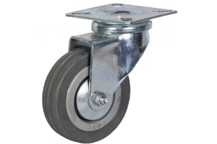 Аппаратное поворотное колесо HITCH 100*25 резина серая SCg42 (SZ084834) купить в Когалыме