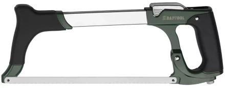 Ножовка по металлу KRAFTOOL GRAND, быстрое рычажное натяжение, биметаллическое полотно, обрезиненные рукоятки, 300 мм 15802_z01 купить в Когалыме