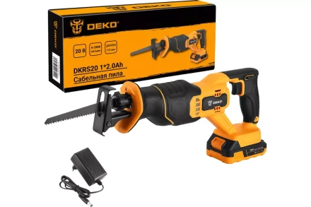 Пила сабельная аккумуляторная DEKO DKRS20, 063-4206 купить в Когалыме