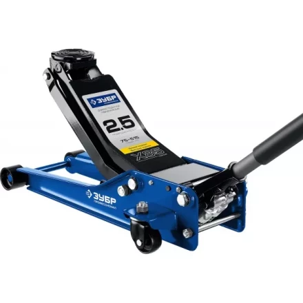 Домкрат гидравлический подкатной X85, 2,5т, 75-515мм, ЗУБР Профессионал 43051-3 43051-3_z01 купить в Когалыме