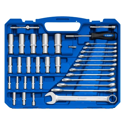 ЗУБР А-216, 216 предм., (1/2+ 3/8+ 1/4), универсальный набор инструмента, Профессионал (27674-H216) купить в Когалыме