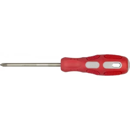 Отвертка ЗУБР "ПРОФИ" хромованадиевая сталь, двухкомпонентная рукоятка, магнит наконечник, PH2x100мм 25232-2-100_z01 купить в Когалыме