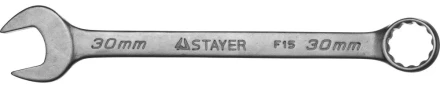 Ключ STAYER "MASTER" гаечный комбинированный, хромированный, 30мм 27085-30 купить в Когалыме