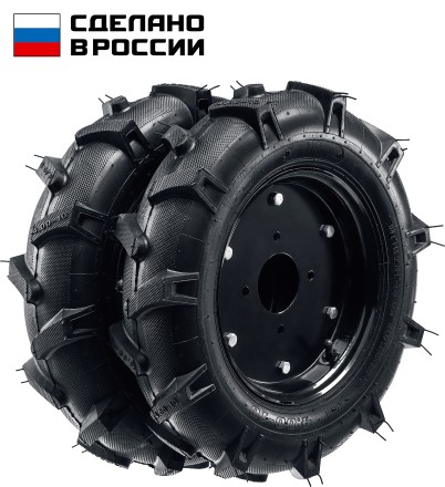 ЗУБР КП-2, 4.00-10, 2 шт., пневматические колеса для мотоблоков (707106-2) купить в Когалыме