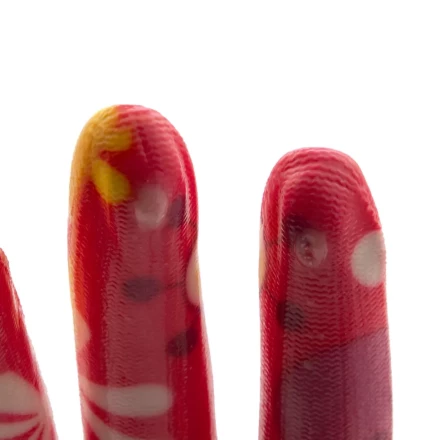 Перчатки садовые из полиэстера с нитрильным обливом, цветы, М Palisad 67857 купить в Когалыме