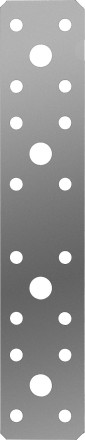 ЗУБР КП-2.0, 180 x 35 x 2 мм, цинк, крепежная пластина (310236-180-35) купить в Когалыме