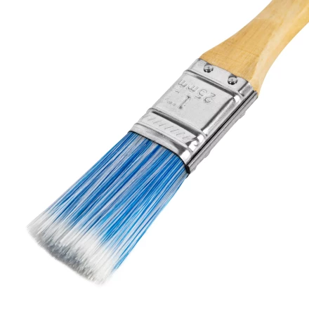 Кисть плоская "Евро" 1", искусственная щетина, деревянная ручка MTX 83069 купить в Когалыме