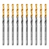 Сверло по металлу, 3,5 мм, HSS-Tin, Golden Tip, 10 шт. Denzel 717207 купить в Когалыме