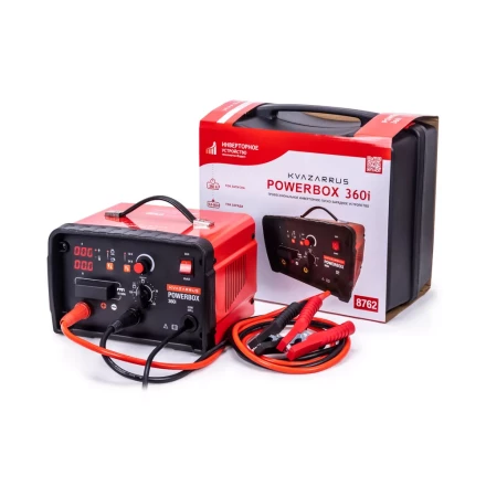 Инверторное пуско-зарядное устройство KVAZARRUS PowerBox 360i, таймер, пластиковый кейс купить в Когалыме