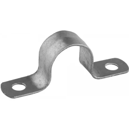 Скобы СВЕТОЗАР металлические D19мм, двухлапковые, для крепления металлорукава d=15мм, 100шт 60212-15-100 купить в Когалыме