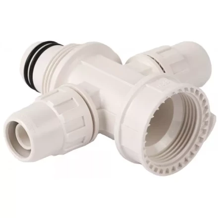 Коллектор ЗУБР "ШиреФит" сборный крестовой "внутренняя резьба - штуцер с гайкой - штуцер с гайкой", 20мм х 16мм 51518-20-16-20 купить в Когалыме