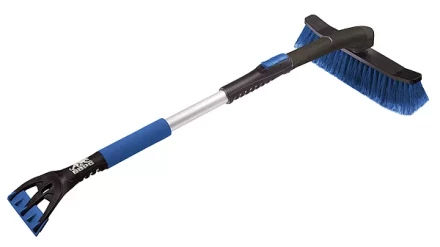 Щетка-сметка для снега со скребком  телескопическая БАРС 55324 купить в Когалыме