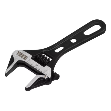 Ключ разводной 115 мм Denzel, CrV, кованый, укороченная рукоятка 15751 купить в Когалыме